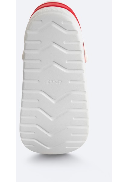 Erkek Kırmızı-Beyaz Eva Terlik A31Y8316