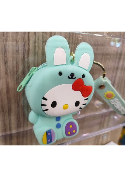 Anahtarlık Çok Amaçlı Fermuarlı Silikon Mini Cüzdan Çanta Sanrio Karakterleri