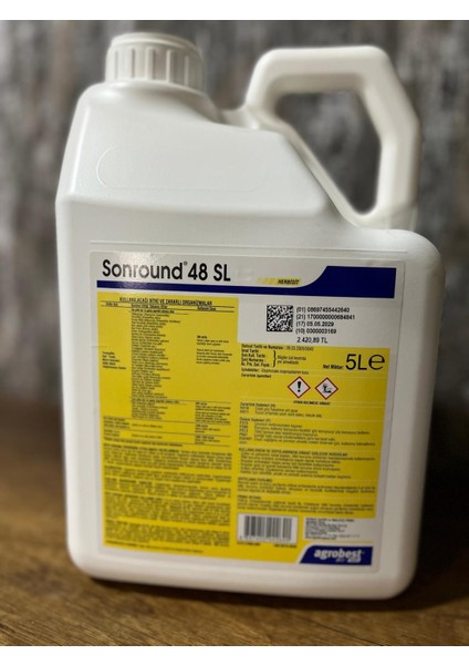Sonraund 5lt Yabancı Ot ve Bitki Kurutma Ilacı fiyatları