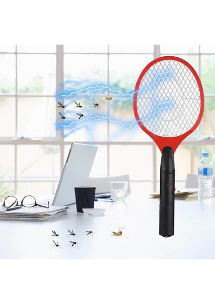 Şarjlı Sinek Raketi Sivrisinek Öldürücü Raket Haşere Öldüren Elektrikli Sineklik