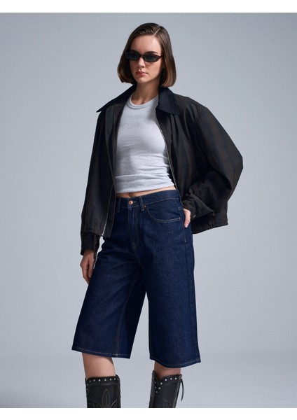 72084 %100 Pamuk Bermuda Şort-Lacivert modelleri