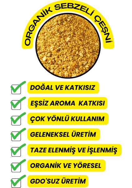Sebzeli Çeşni - ( Organik , Katkısız) 75GR fırsatları