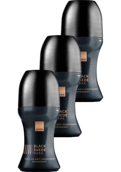 Black Suede Dark Erkek Rollon 50 Ml. Üçlü Set fiyatları