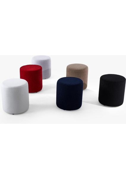 Düz Yuvarlak Puf – Makyaj Masası Pufu - Ayak Uzatma Pufu fırsatları