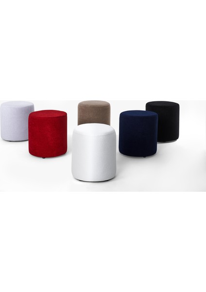 Düz Yuvarlak Puf – Makyaj Masası Pufu - Ayak Uzatma Pufu indirimleri