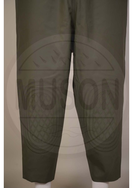 Su Geçirmez Çizmesiz Balıkçı Tulumu Diz Pedli Cepli Ayarlanabilir Askılı Dayanıklı Tulum