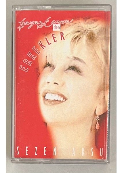 Sezen Aksu Düğün ve Cenaze'den Erkekler Kaset (Orijnal Dönem Baskı Kaset)