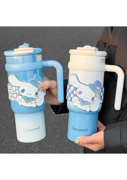 Çocuk Termos Matara Paslanmaz Çelik Cinnamoroll Figürlü Pipetli ve Ağızlıklı 900ML AD50669 fiyatları
