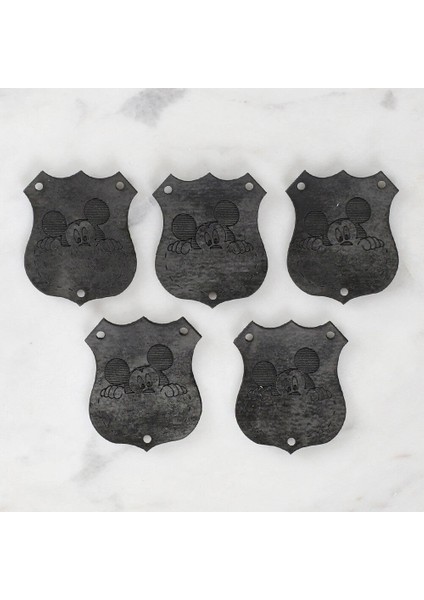 Loren Crafts Figürlü Deri Arma 5 Adet - 1576