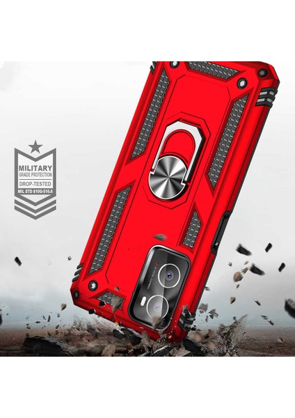 Spia Oppo A76 Kılıf Spıa Vega Kapak-Gri fiyatları