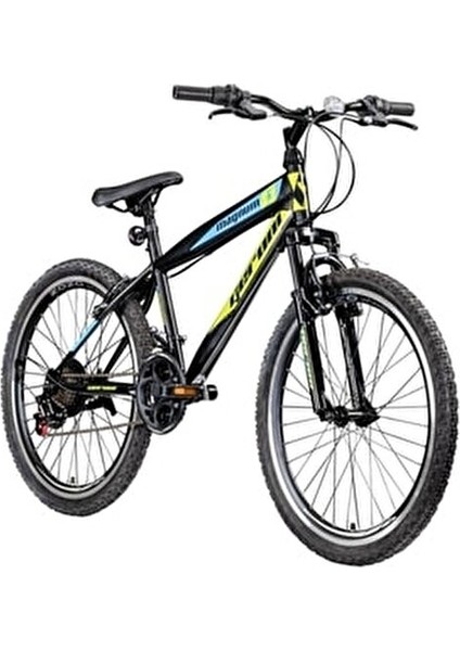 Kron Magnum - 27.5 Jant Mtb - 16 Kadro - 21 Vites - V.b. (Papuç Fren) - Mat Siyah-Lime - Mıcr