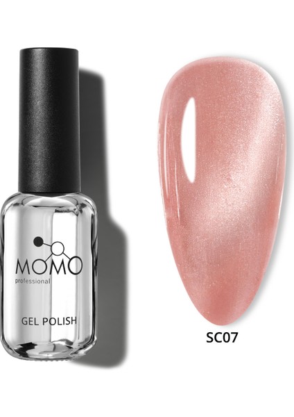 Korean Cat Eye, Silky Cat Eye, Kedi Gözü Oje, SC07 Gül Kurusu, 10 ml