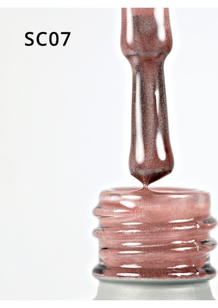 Korean Cat Eye, Silky Cat Eye, Kedi Gözü Oje, SC07 Gül Kurusu, 10 ml modelleri