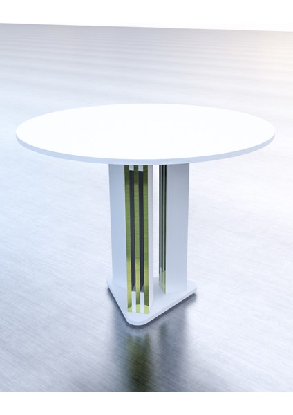 1124 Mdf Mutfak Masası, Yemek Masası 100*100