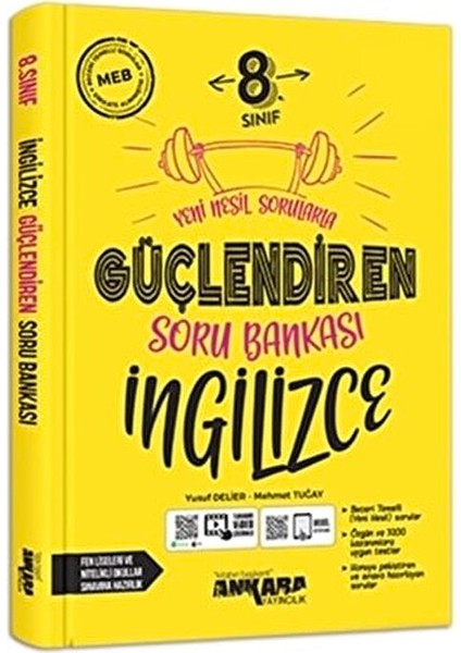 8. Sınıf Ingilizce Güçlendiren Soru Bankası & 8. Sınıf Din Kültürü Güçlendiren Soru Bankası fiyatları