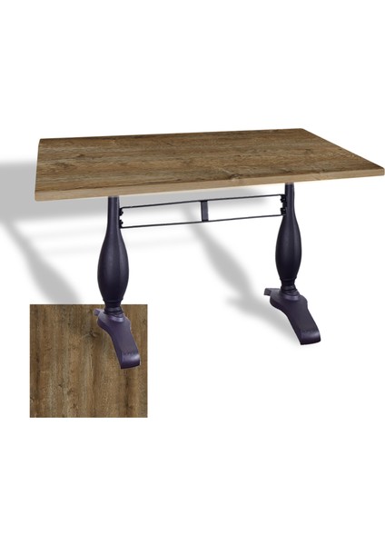 Çipa 3011 Döküm Ayak Masa 80X140 cm - (Werzalit, Wermodin ve Allzalit Tabla) - Canyon Hidalgo