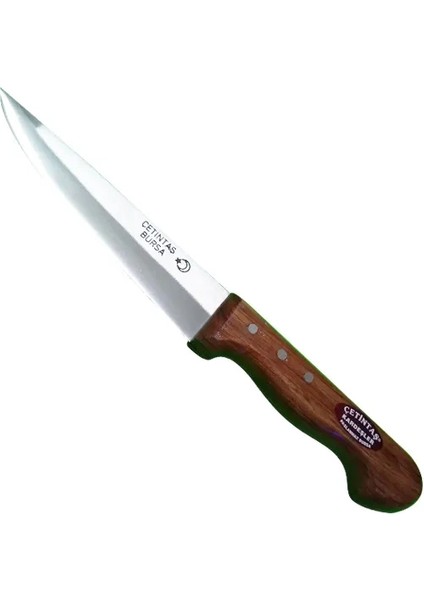Bursa Kurban ve Kasap Bıçağı No:1, 14 Cm, Ahşap Gül Sap ( Lisinya )
