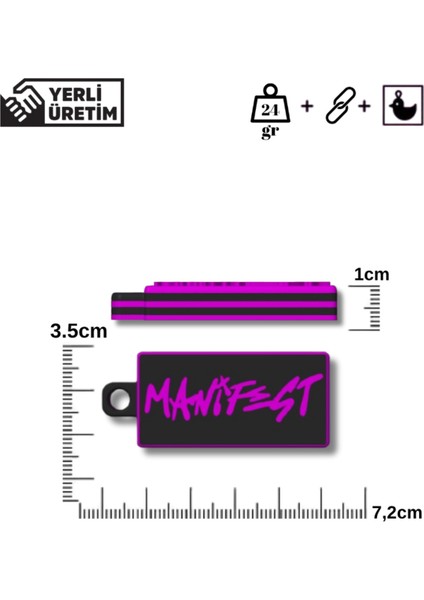 Manifets Grubu Manifestival Temalı Sert Plastik Anahtarlık Pembe – Özel Tasarım, Dayanıklı, Şık fırsatları