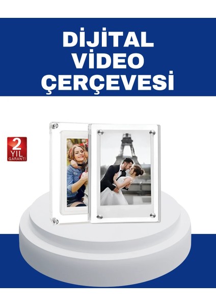 1024X600 Çözünürlüklü 7 Inç Dijital Görüntü Çerçevesi – Canlı ve Net Ekran