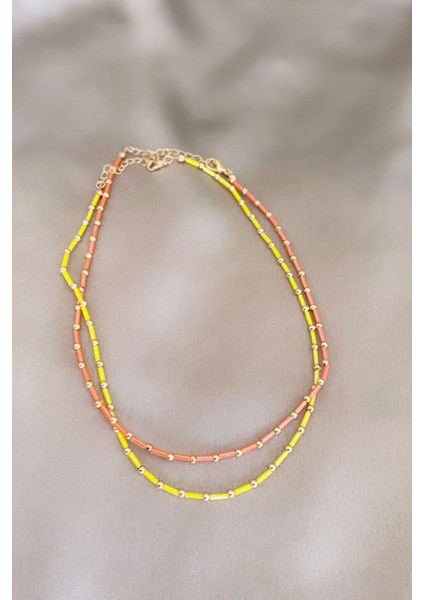 Ikili Renkli Kolye fiyatları