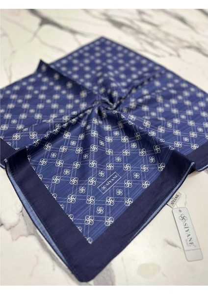 Siyane Monogram Pamuk Eşarp - 24 fiyatları