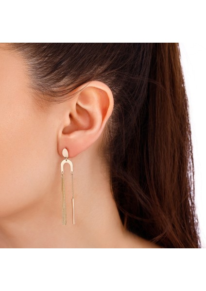 Tasarım Altın Küpe - 14K modelleri