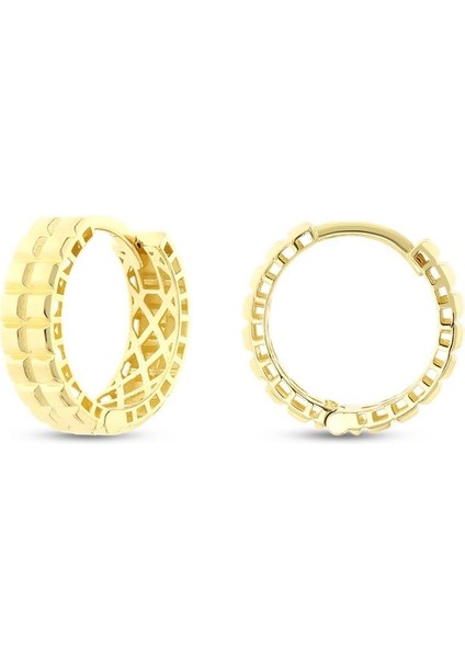 Altın Halka Küpe - 14K