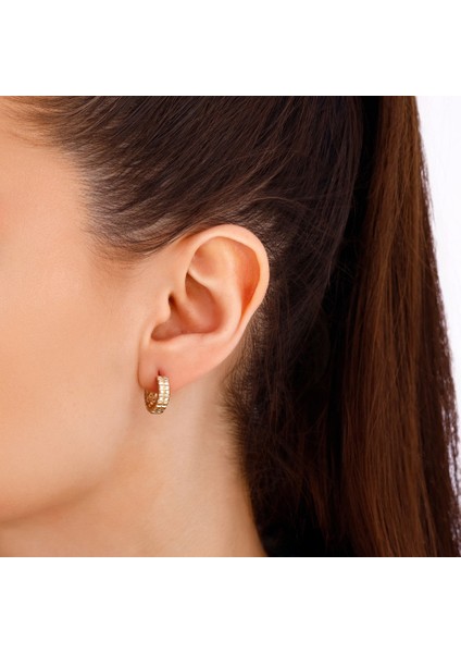 Altın Halka Küpe - 14K modelleri