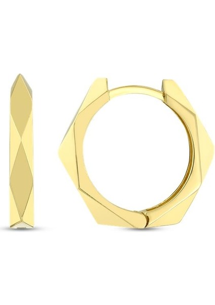 Altın Halka Küpe - 14K