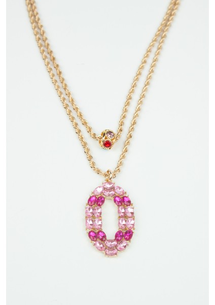 Burgu Zincir Çift Sıralı Kolye modelleri