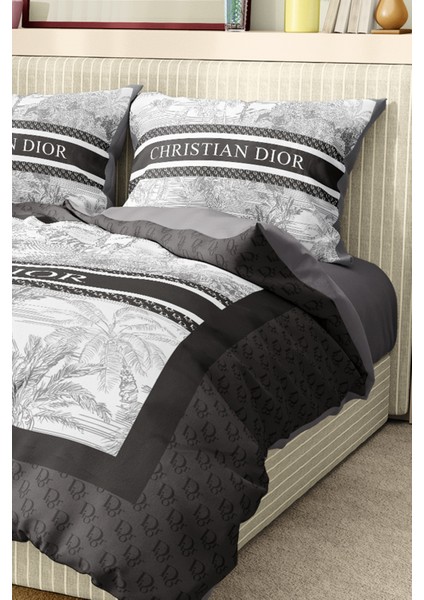 Nevresim Takımı Çift Kişilik Pamuklu Saten Kumaş 6 Parça 3D Dijital Baskı Duvet Cover Set Model No: modelleri