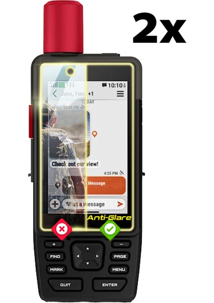 Garmin Gpsmap H1I Plus Gps Için Anti-Glare Parlama Önleyici Mat Ekran Koruyucu (2 Adet) fiyatları