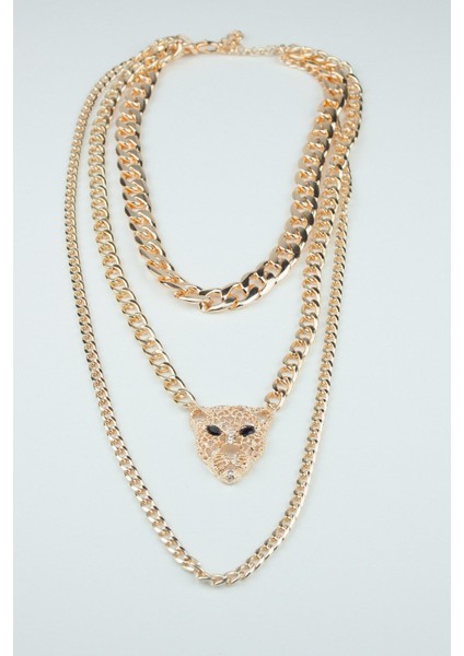 Üç Sıralı Kaplan Kolye modelleri