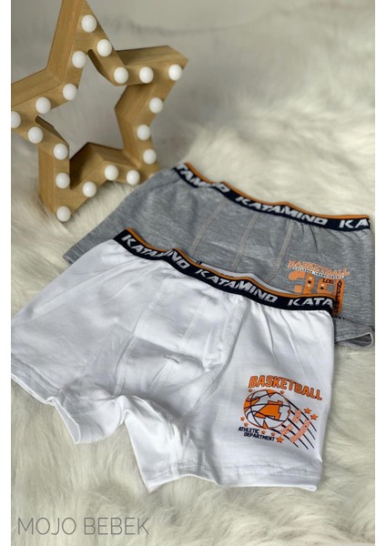 Erkek Çocuk 2'Lİ Boxer Set K128233 Gri modelleri