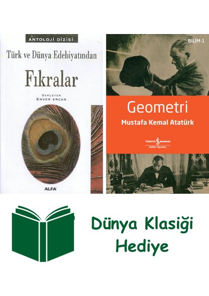 Türk ve Dünya Edebiyatından Fıkralar + Geometri + Dünya Klasiği Hediye