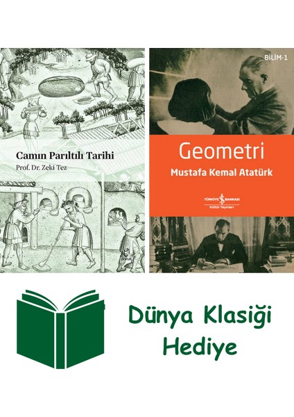 Camın Parıltılı Tarihi + Geometri + Dünya Klasiği Hediye