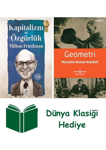 Kapitalizm ve Özgürlük + Geometri + Dünya Klasiği Hediye