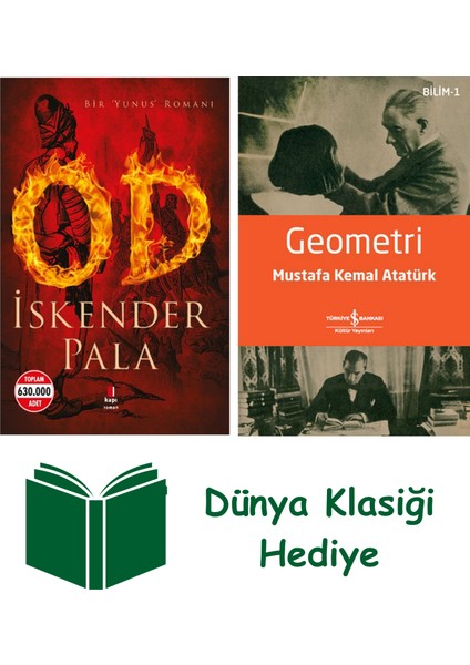 Od - Bir Yunus Romanı + Geometri + Dünya Klasiği Hediye
