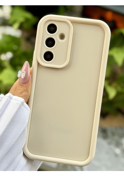 Galaxy A35 Uyumlu Mat Lansman Parmak Izi Bırakmaz Esnek Silikon Kılıf