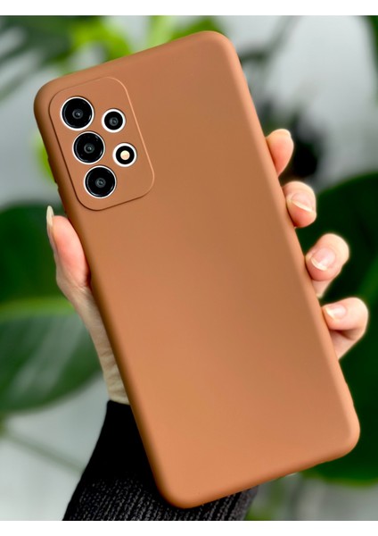 Galaxy A23 Uyumlu Içi Kadife Lansman Esnek Silikon Kılıf