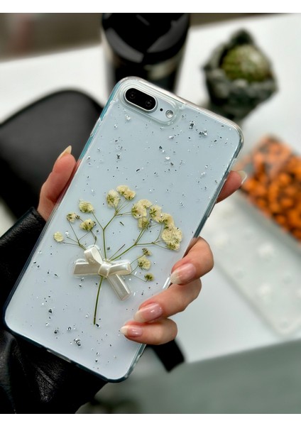 Iphone 7 Plus ve 8 Plus Uyumlu Buket Simli Çiçek Oyuncak Tasarımlı Esnek Silikon Kılıf fiyatları