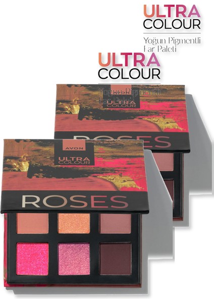 Ultra Colour Göz Farı Paleti - Roses Ikili Set