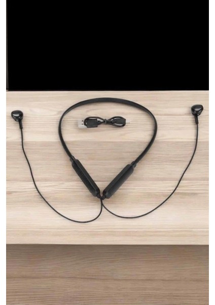 Kablolu Boyun Askılı Dijital Göstergeli Bluetooth Kulaklığı 60 Saat indirimleri
