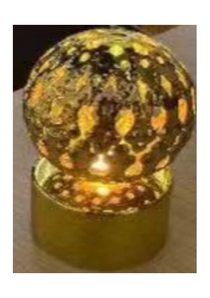 12'li Ramazan Ayaklı LED Işık (Gold, Gün Işığı)