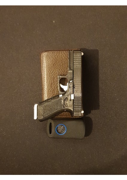 GLOCK18 Modeli 1/3 Ölçekli Işlevsel ve Modifiye Edilebilir Masa Süsü, Fidget Oyuncak ve Anahtarlık indirimleri