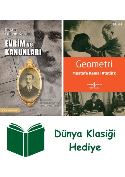 Evrim ve Kanunları + Geometri + Dünya Klasiği Hediye