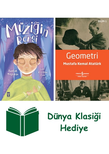 Müziğin Rengi + Geometri + Dünya Klasiği Hediye
