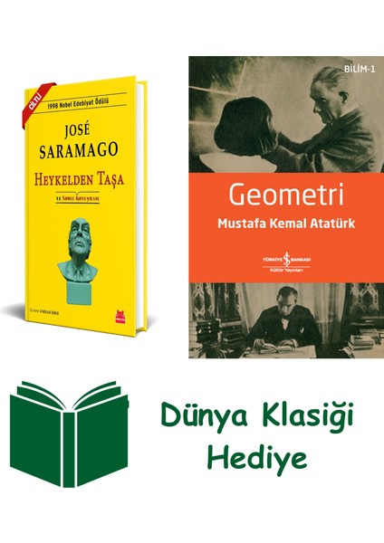 Heykelden Taşa (Ciltli) + Geometri + Dünya Klasiği Hediye
