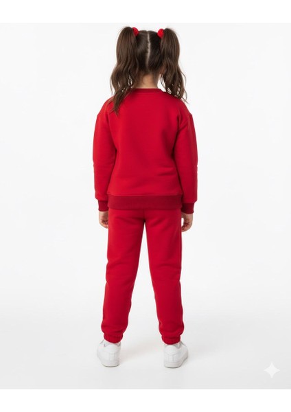 Uzun Kollu Şardonlu 3 Iplik Bel ve Paça Lastikli Çift Cepli Eşofman Takımı fiyatları