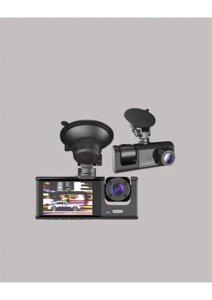 Ta-01 3 Kameralı 1080P Araç Kamerası Siyah modelleri